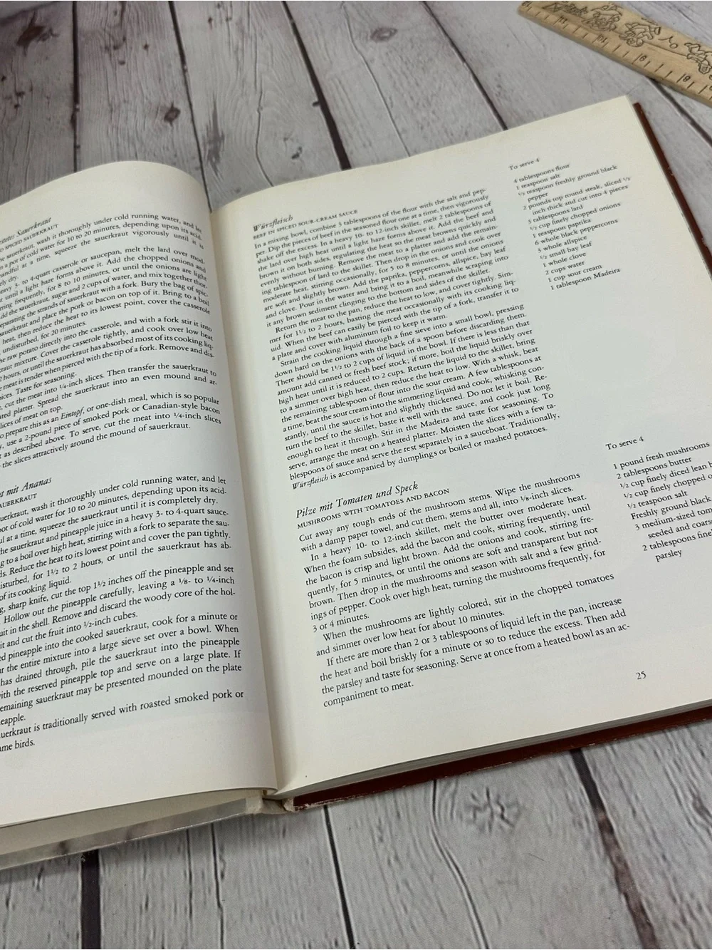 vtg 72 time life Foods of the World cooking of germany country cottage hardback